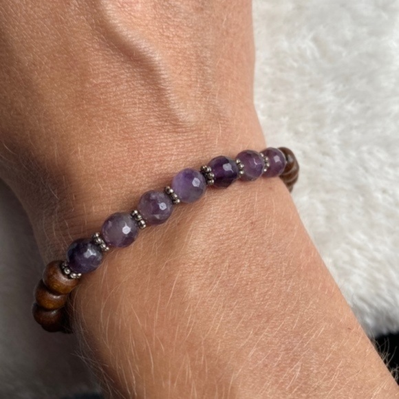 Amethyst bracelet - Picture 3 of 7
